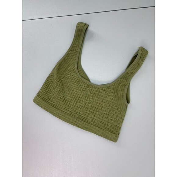 Out from Under Urban Outfitters women's Medium large‎ green ribbed bralette top - Picture 4 of 6